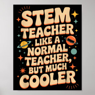Poster Definição de Professor de Stem Engraçado Ciência M