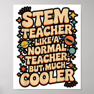 Poster Definição de Professor de Stem Engraçado Ciência M