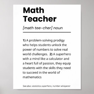 Poster Definição de Professores de Matemática, Apreciação