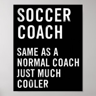 Poster Definição de Treinador de Futebol Engraçado