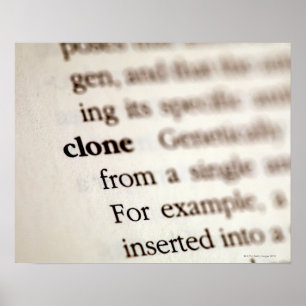 Pôster Definição do clone