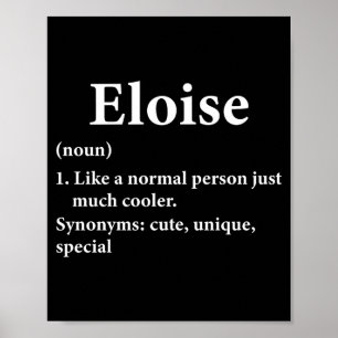 Poster Definição do Nome Eloise