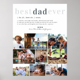 Poster Definição do pai | 8 Foto personalizada