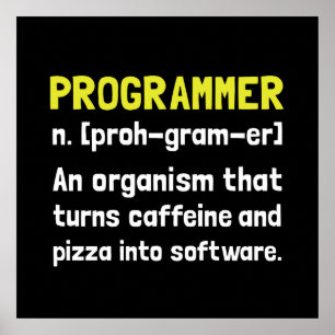 Pôster Definição do programador