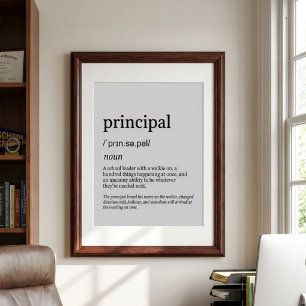 Poster Definição Personalizada de Diretor Masculino Engra