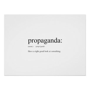 Pôster Definições Engraçadas do Word:Propaganda