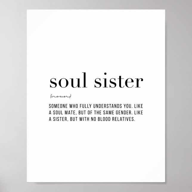 Poster Definition Soul Sister (Frente)