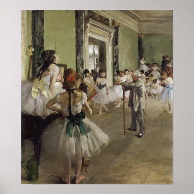 Poster Degas - A Classe do Balé (Frente)