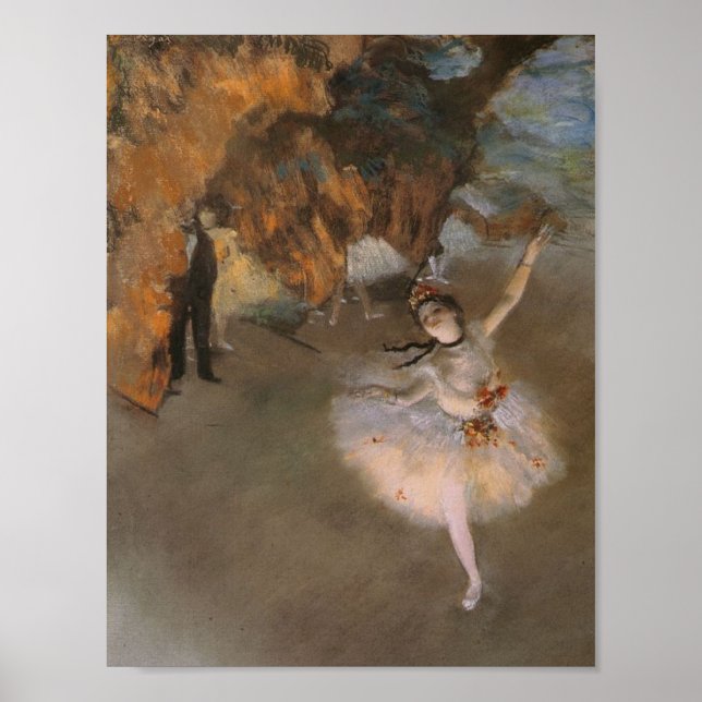 Poster Degas A Estrela (Frente)