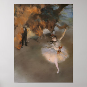 Poster Degas A Estrela