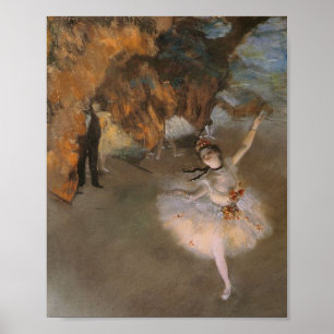 Poster Degas A Estrela