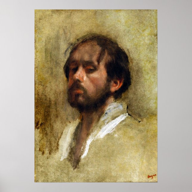 Poster Degas - Autorretrato (Frente)