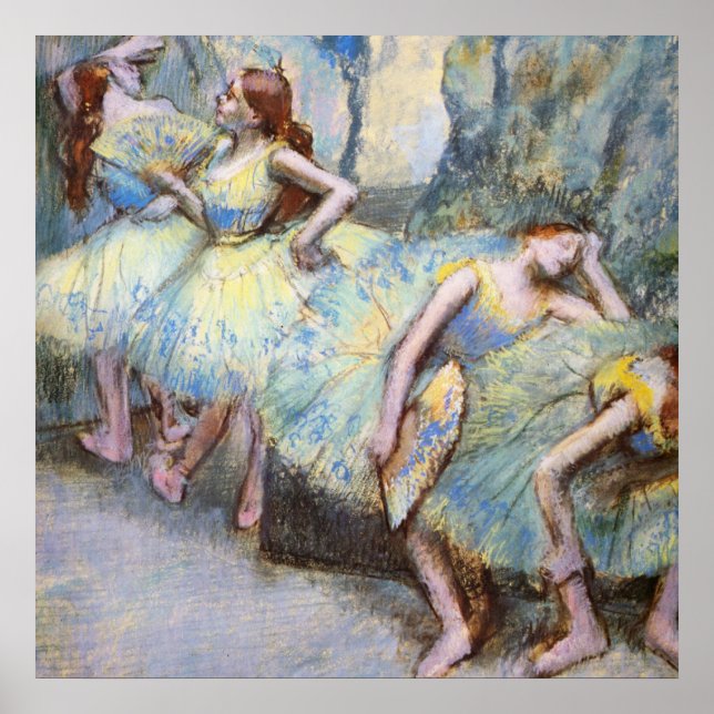 Pôster Degas Ballet Dancer Art Dancers Painting (Frente)