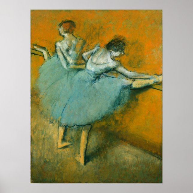 Poster Degas - Dançarinas Na Barra (Frente)