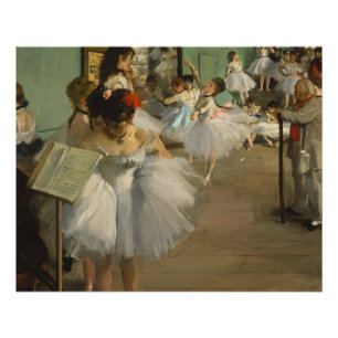 Pôster Degas Dance Class Balés Dancers Ballerina Art