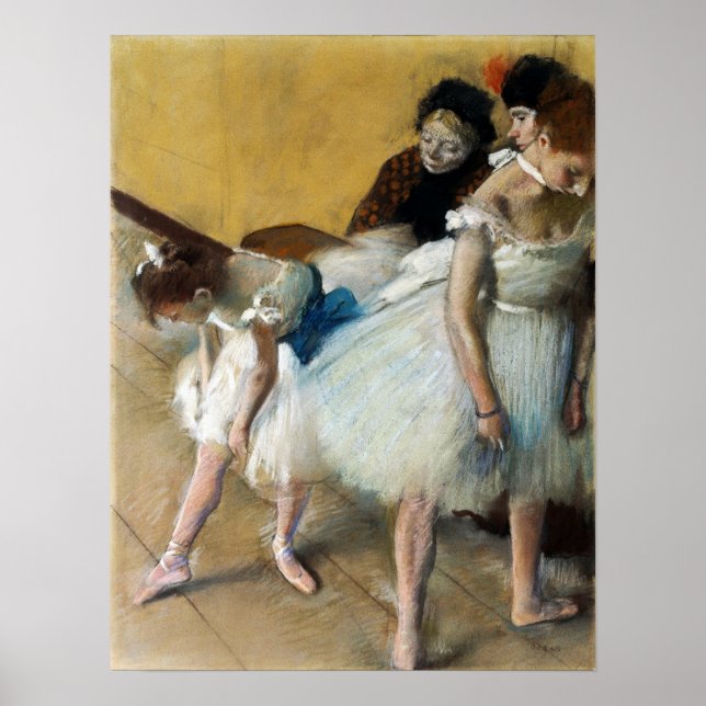 Poster Degas - Exame de dança (Frente)