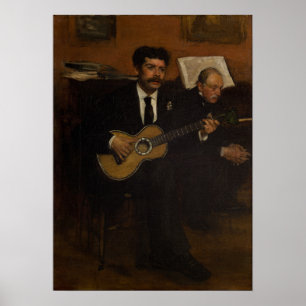 Poster Degas - Lorenzo Pagans E Auguste De Gas