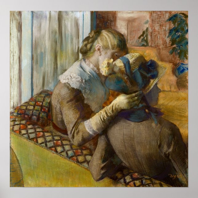 Poster Degas - Na Chapelaria (Frente)