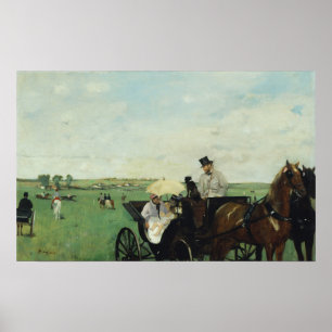 Poster Degas - Nas Raças Do Campo