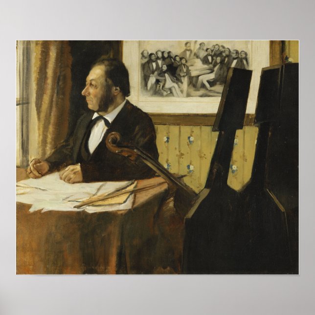 Poster Degas - O Pileta Cellist (Frente)