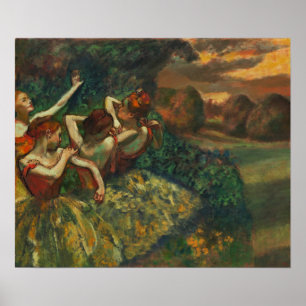 Poster Degas - Quatro Dançarinos