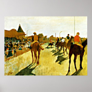 Poster Degas: Racecavalo Antes dos Terraços