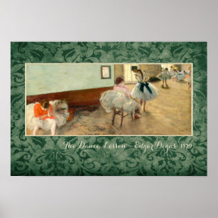 Poster Degas "The Dance Lesson"