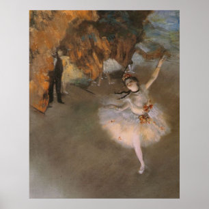 Poster Degas The Star
