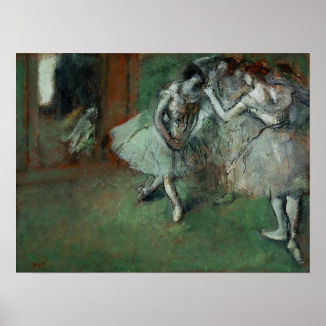 Poster Degas - Um Grupo de Dançarinas (Frente)
