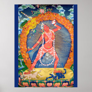 Poster Deidade budista tibetana Vajrayogini