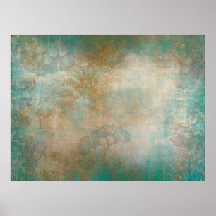 Poster Deixa papel de parede de fundo grunado