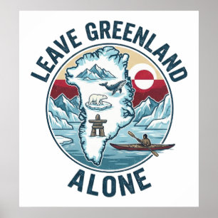 Poster Deixe a Groenlândia em Paz