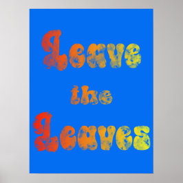 Poster Deixe as Folhas