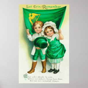 Pôster Deixe Erin Lembrar-se de Casal segurando uma bande