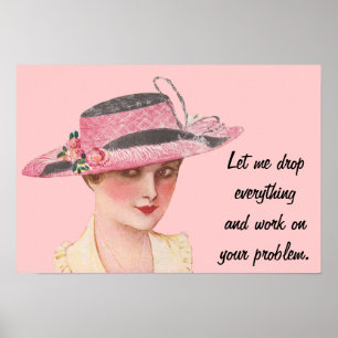 Pôster Deixe-me deixar cair tudo