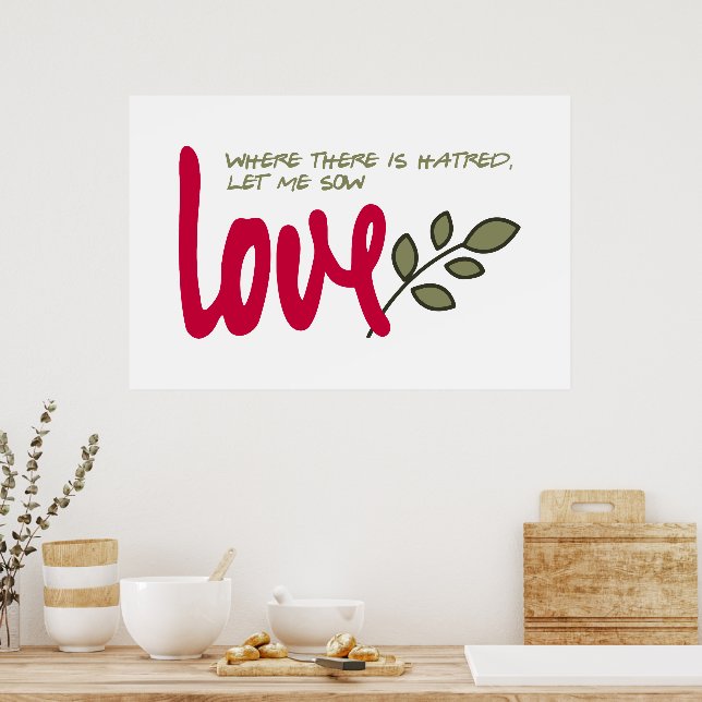 Poster Deixe-me mostrar amor (Cozinha)