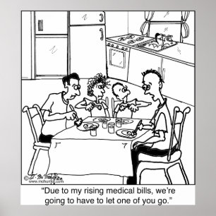 Pôster Deixe miúdos ir às facturas pagamento