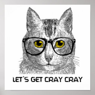 Pôster Deixe-nos obter Cray Cray