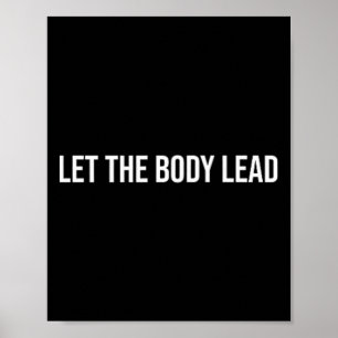Poster Deixe o Corpo Liderar, Terapia de Saúde Mental _2