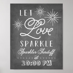 Pôster Deixe o Sparkle do Amor   Desativação do Sparkler