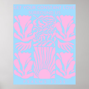 Poster Deixe seu amor constante nos cercar