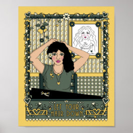 Pôster Deixe Seu Cabelo Solto_C_Poster 8x10