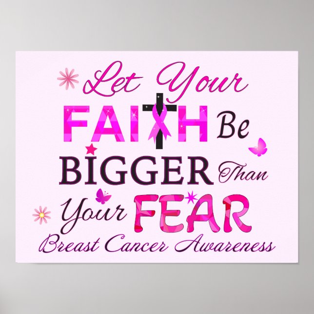 Poster Deixe sua fé ser maior (Frente)