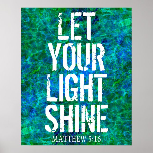 POSTER DEIXE SUA LUZ BRILHAR (Frente)
