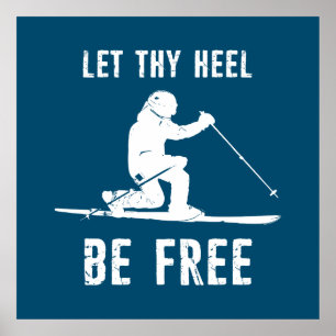 Poster Deixem-Nos Seguir O Esqui De Telemark Gratuito