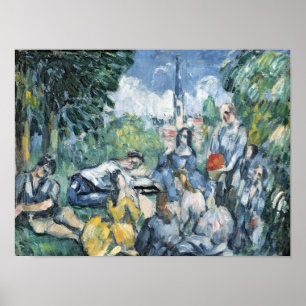 Pôster Dejeuner sur l'herbe, 1876-77