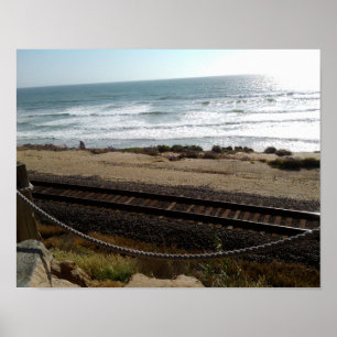 Poster Del Mar Beach por RZB