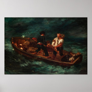 Poster Delacroix - Após O Naufrágio De 1840
