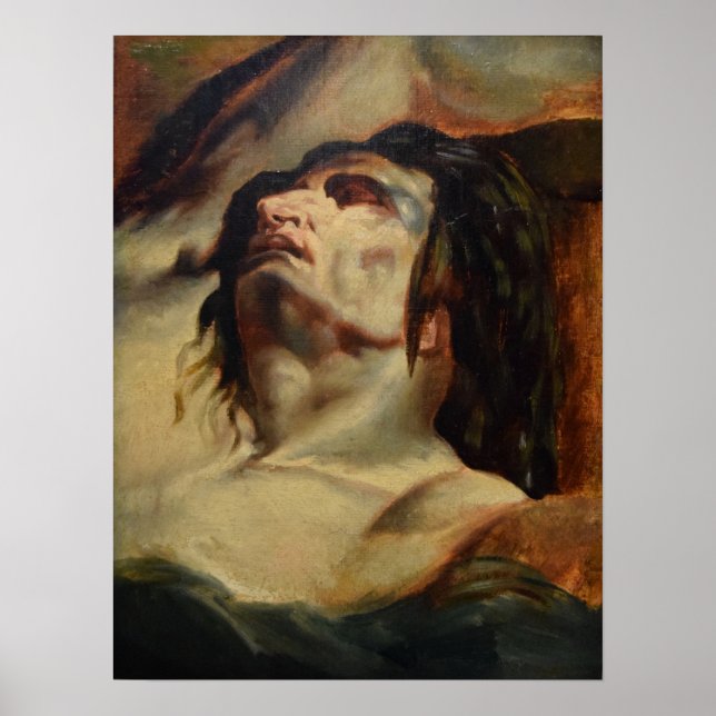 Poster Delacroix - Estudo Para Dante E Virgil (Frente)
