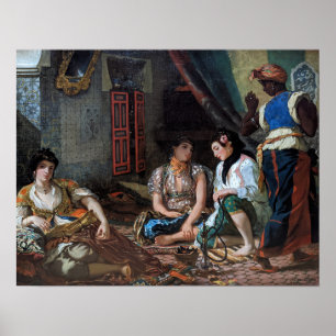 Poster Delacroix - Mulheres De Argel Em Seu Apartamento